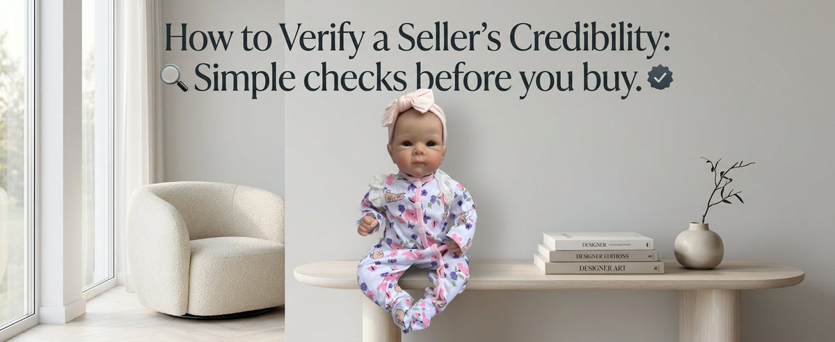 How to Verify a reborn doll Seller's Credibility: Simple checks before you buy