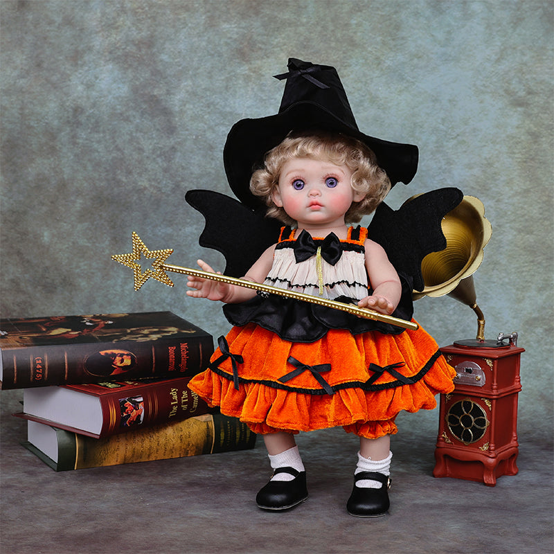 18-Inch/45cm Vinyl Realistic Reborn Baby Doll, Halloween-Themed Limited Edition Dolls - Reborn Doll Australia