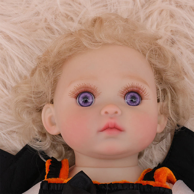 18-Inch/45cm Vinyl Realistic Reborn Baby Doll, Halloween-Themed Limited Edition Dolls - Reborn Doll Australia