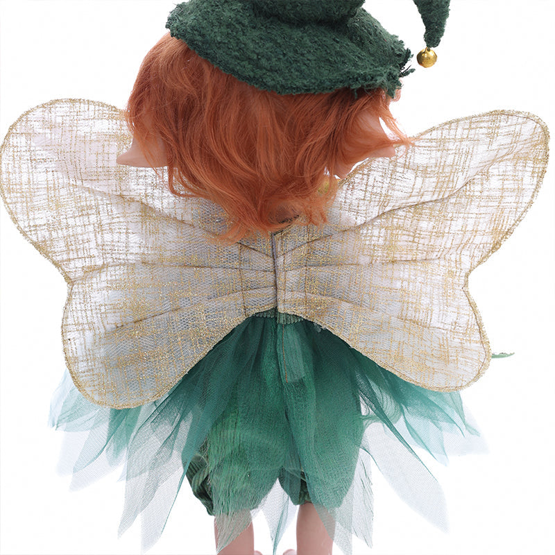 16-Inch/40cm Vinyl Forest Sprite Green Doll - Reborn Doll Australia