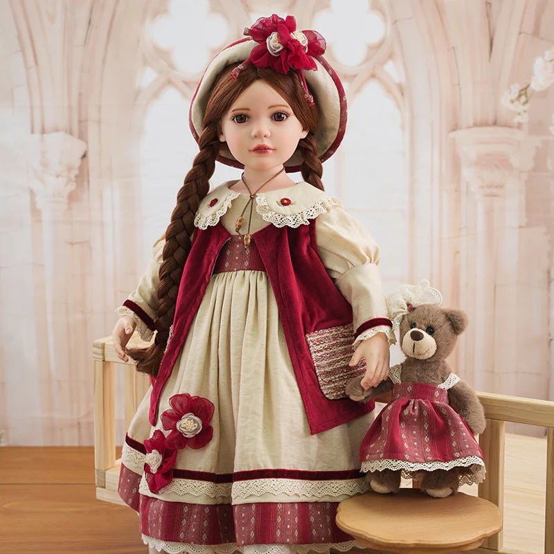 28 Inch/70cm Hand-painted Modern Elegance Collectible Girl Dolls Gift - Reborn Doll Australia