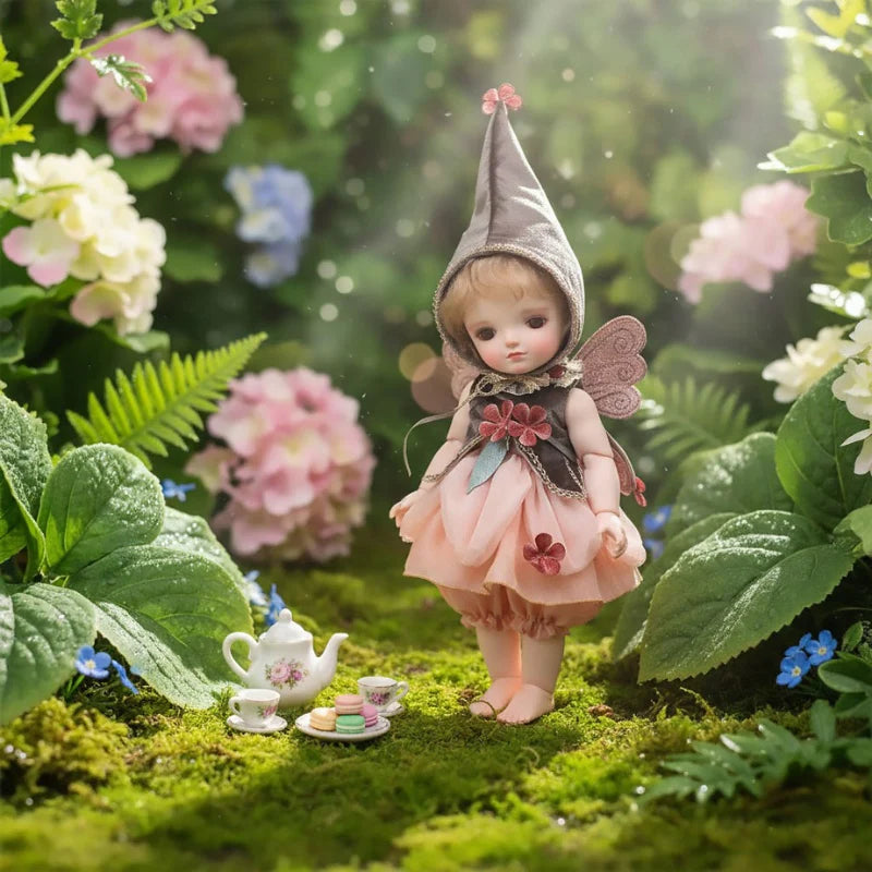 20-Inch/50cm Aimee Articulated Doll with Hand-Rooted Curls & Detailed Gown - Reborn Doll Australia