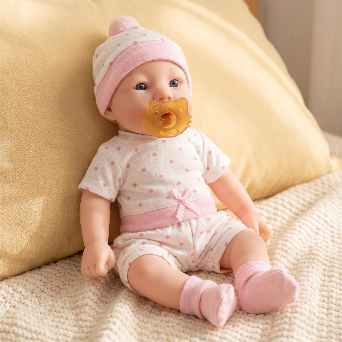 12inch Abigail Super Soft Solid Platinum Silcone Doll Squishy Elastic Platitum Silicone Baby Doll Girl