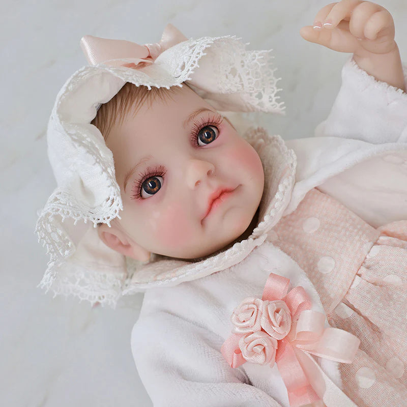 Exquisite Baby Pink Series · 12-Inch/30cm Full Vinyl Reborn Doll - Reborn Doll Australia