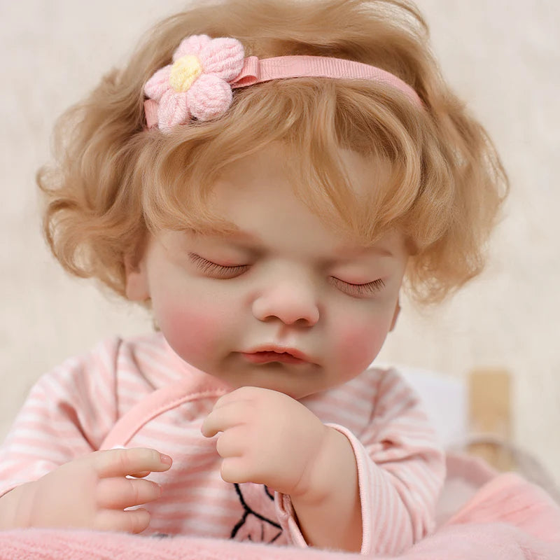 22 Inch Lifelike Reborn Baby Doll Wear Piglet Suit