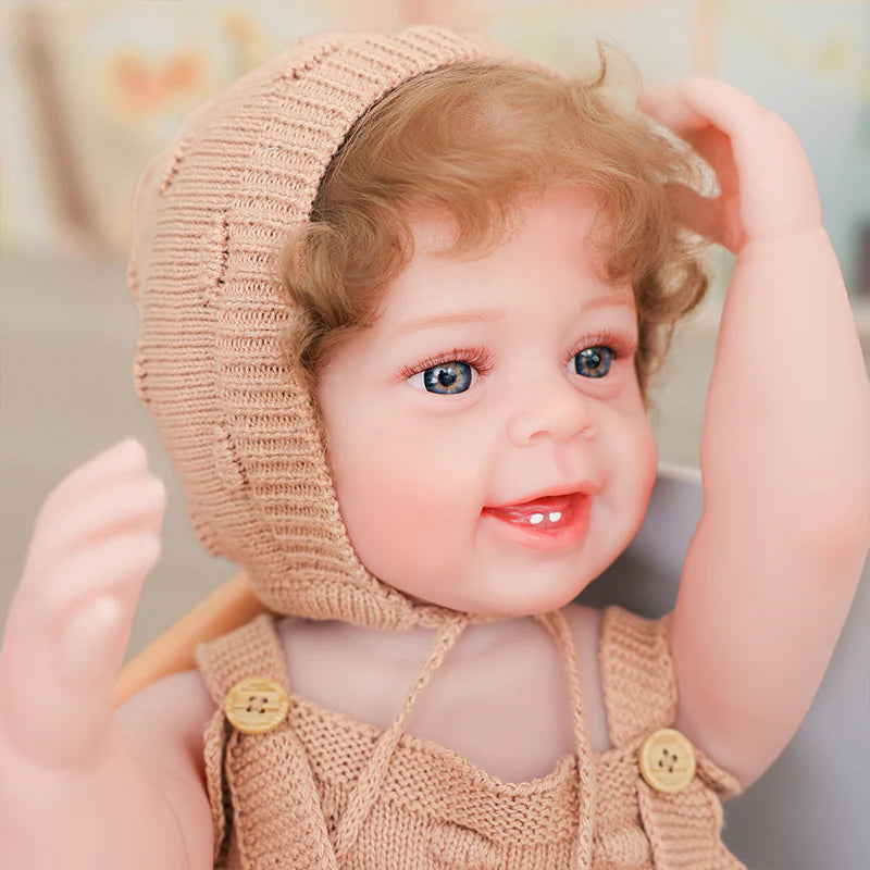 22-inch/55cm cute baby modelling enamel doll - Reborn Doll Australia