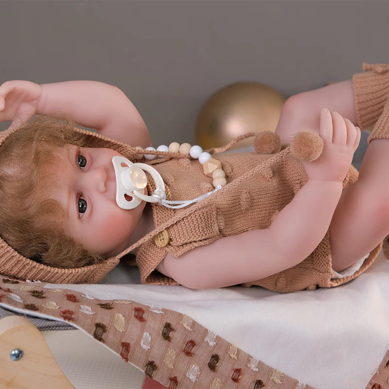 22-inch/55cm cute baby modelling enamel doll - Reborn Doll Australia