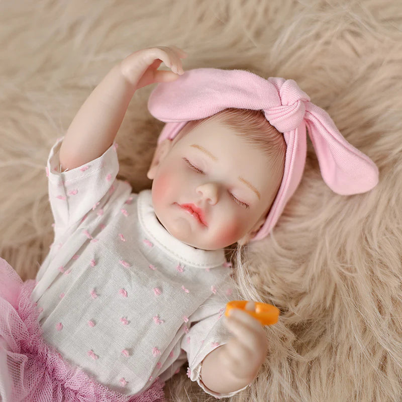 Pink and White Dream Series · 12-inch/30cm Full Vinyl Reborn Doll - Reborn Doll Australia