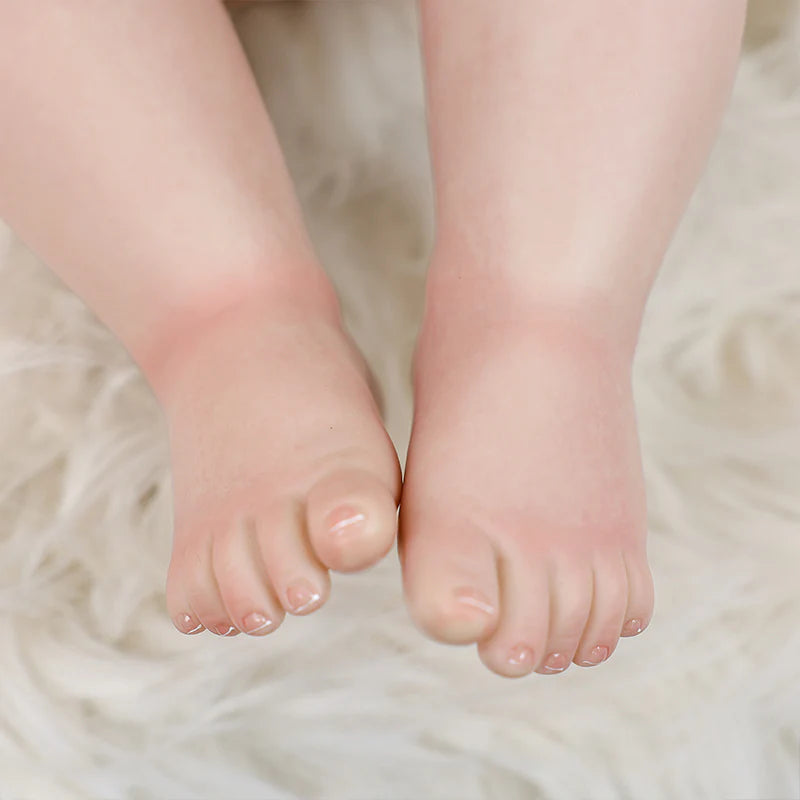 22-inch/55cm Retro Plaid dress enamel doll - Reborn Doll Australia