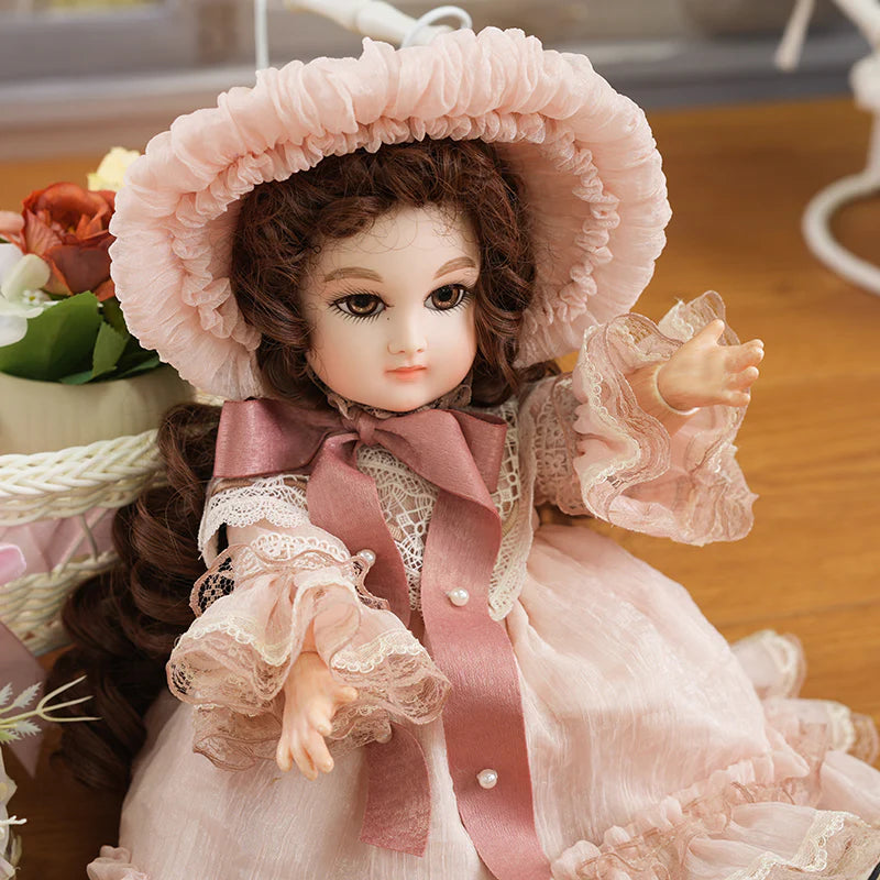 Vintage BJD Doll 16 Inch/40cm - Imperial Court Theme 1/4 Ball Jointed Dolls for Girls - Hand-Painted Face & Exquisite Dress Up Set - Reborn Doll Australia