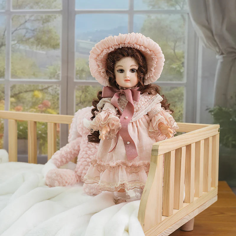 Vintage BJD Doll 16 Inch/40cm - Imperial Court Theme 1/4 Ball Jointed Dolls for Girls - Hand-Painted Face & Exquisite Dress Up Set - Reborn Doll Australia