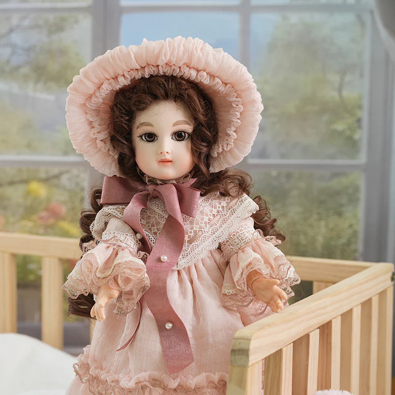 Vintage BJD Doll 16 Inch/40cm - Imperial Court Theme 1/4 Ball Jointed Dolls for Girls - Hand-Painted Face & Exquisite Dress Up Set - Reborn Doll Australia