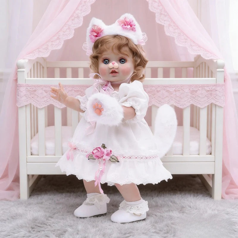 Adorable 18 Inch/45cm Trendy Toy Girl Vinyl Dolls for Kids - Reborn Doll Australia
