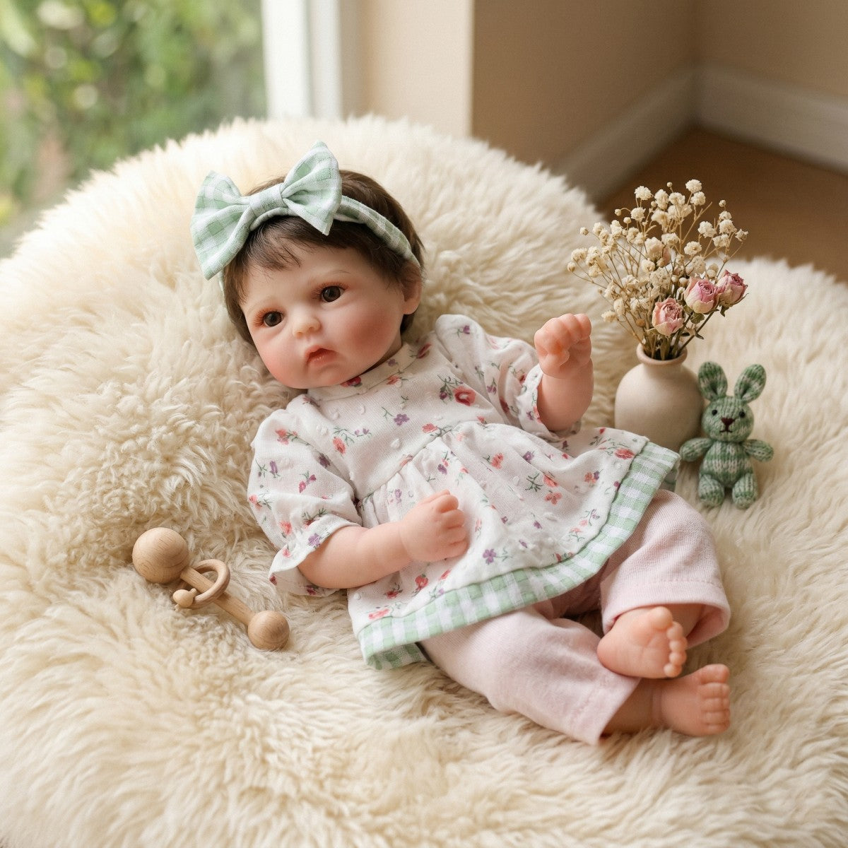 12 inch 30cm solid silicone reborn doll simulation baby