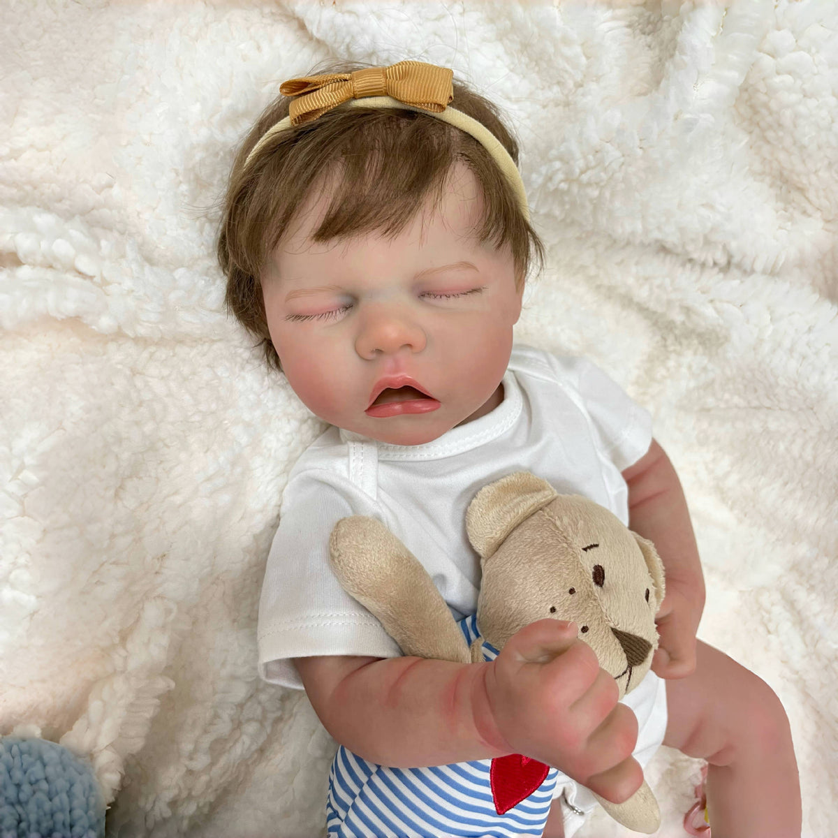 50cm Simulated Baby Full Vinyl Rebirth Doll 3D Skin children's gift