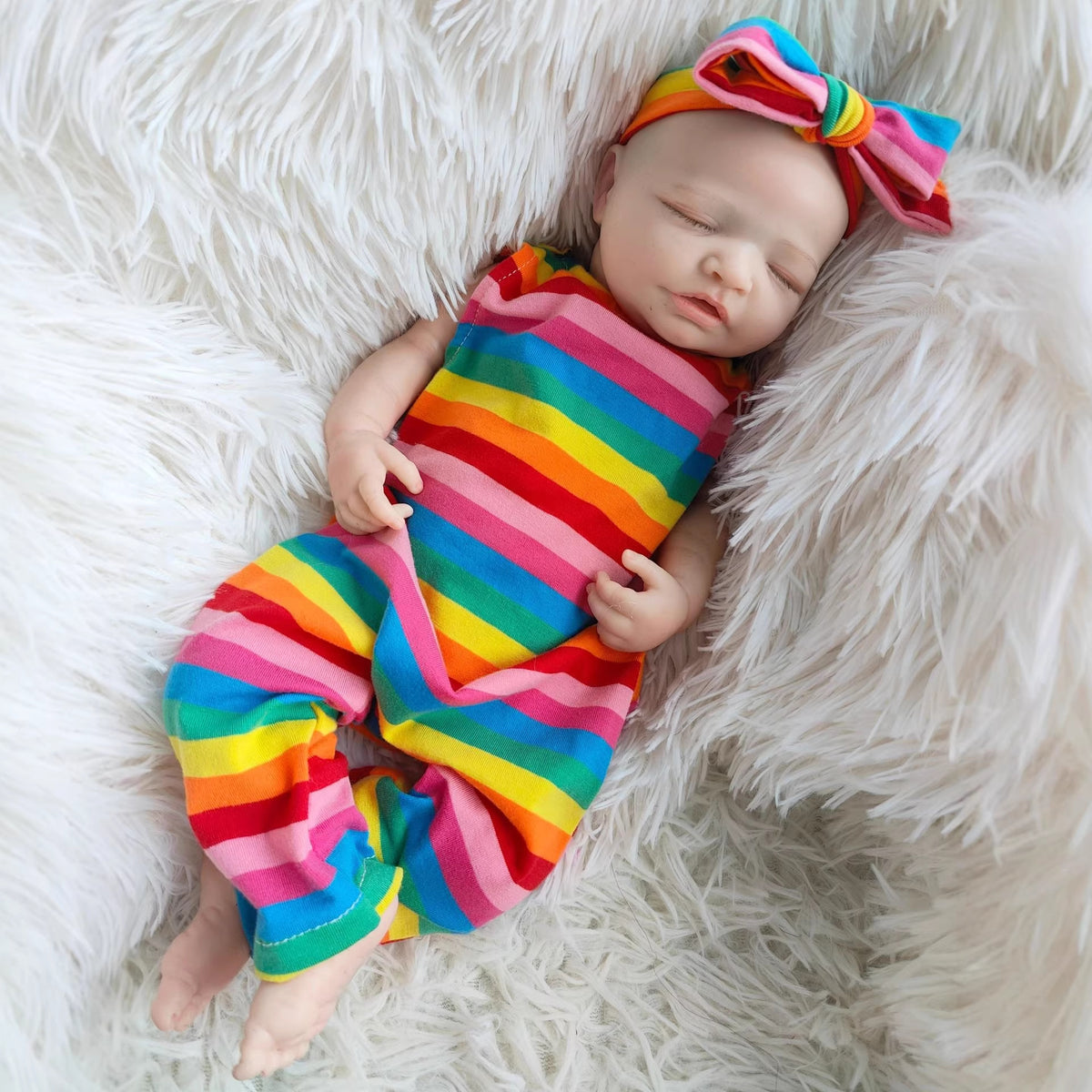 21 Inch with Full Soild Silicone Lifelike Reborn Doll for Play & Collection