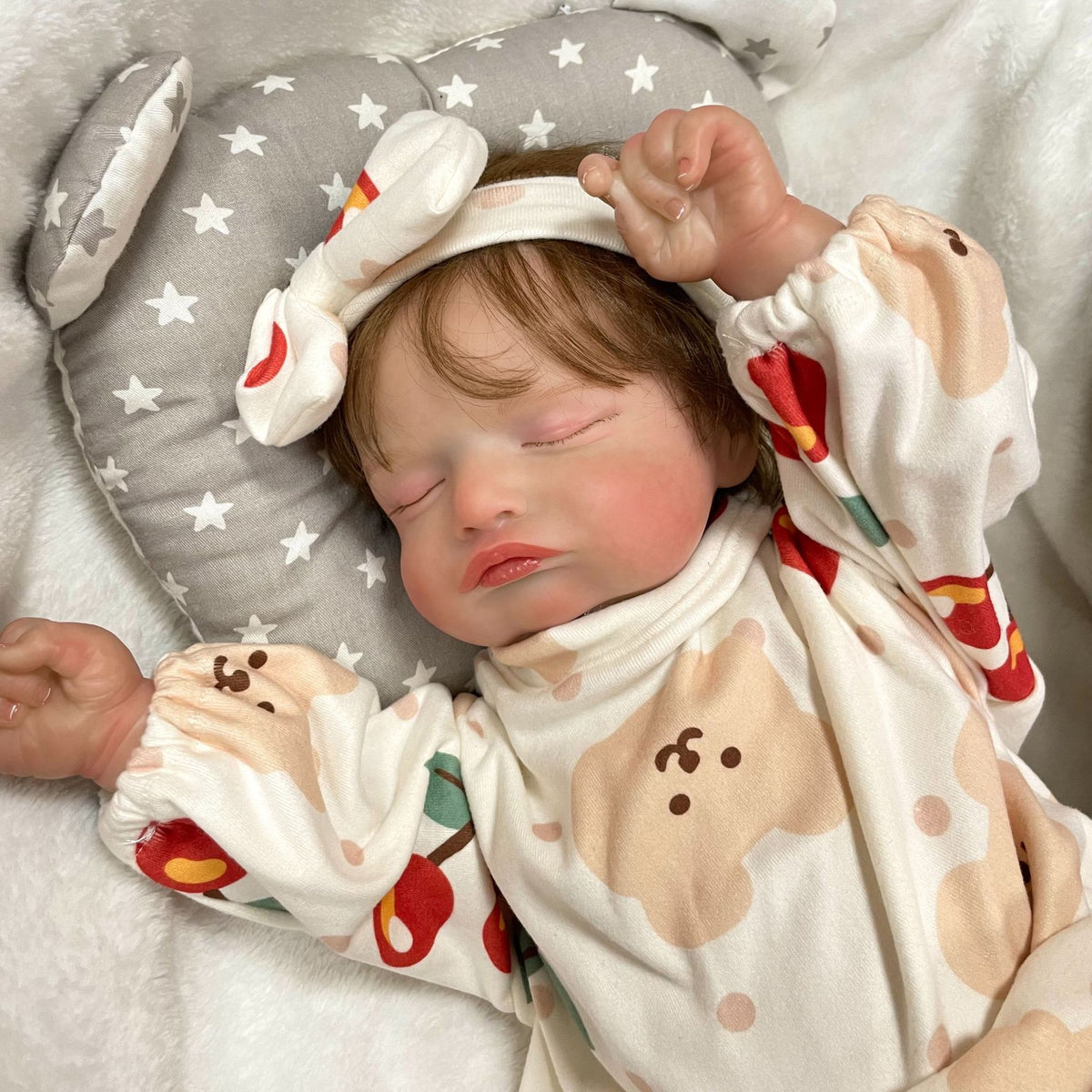 19 inch Handmade Reborn Dolls with Cloth Body Realistic Children Play Toy for Little Girls