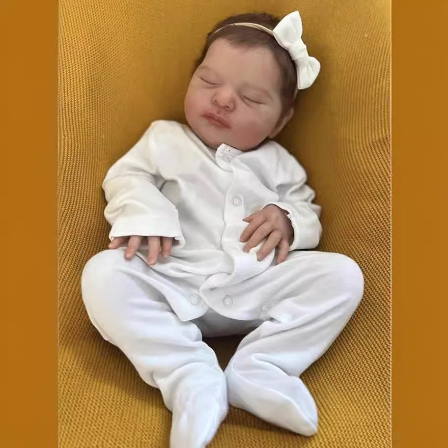 20 inch Reborn Dolls with Cloth Body Touch Soft Newborn Baby Dolls Toys for Girls