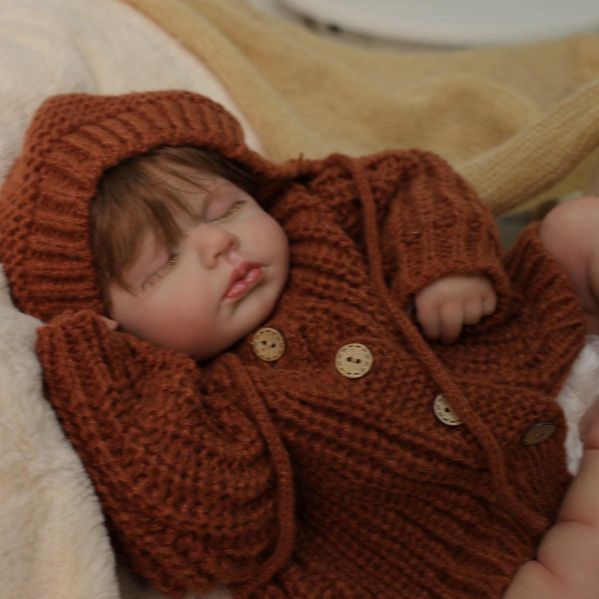 Real shot of 20 inch reborn doll simulated baby soft vinyl holiday gifts for kids