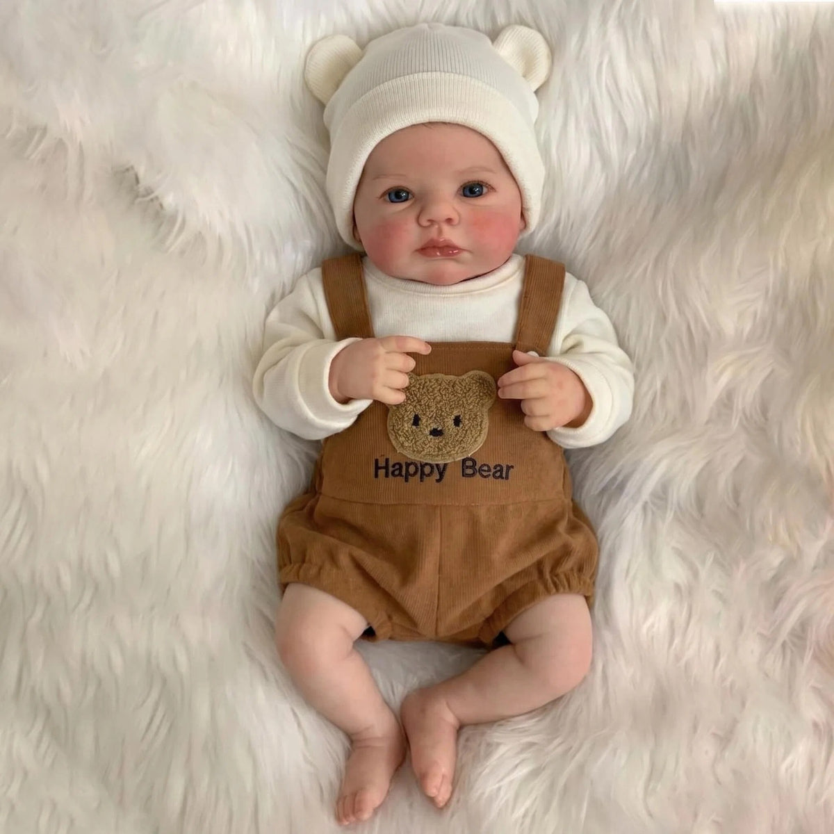 19 inch with Cloth Body Reborn Doll Soft Simulated Skin For Hobby Collection & Home Display