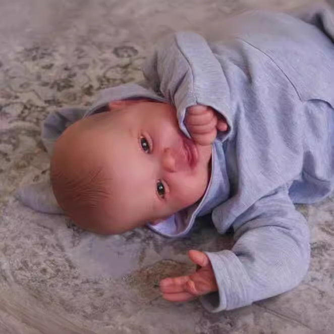 24 Inches Reborn Toddler Real Life Like Newborn Baby Doll with Cloth Body for someone Gift