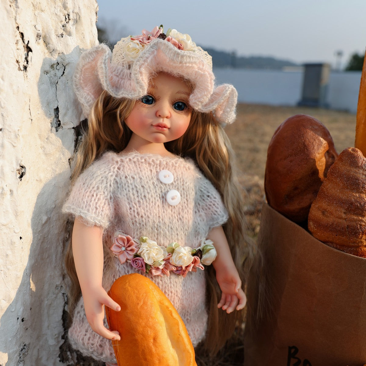 45cm Doll American Girl Dress Up Playhouse Toy Doll
