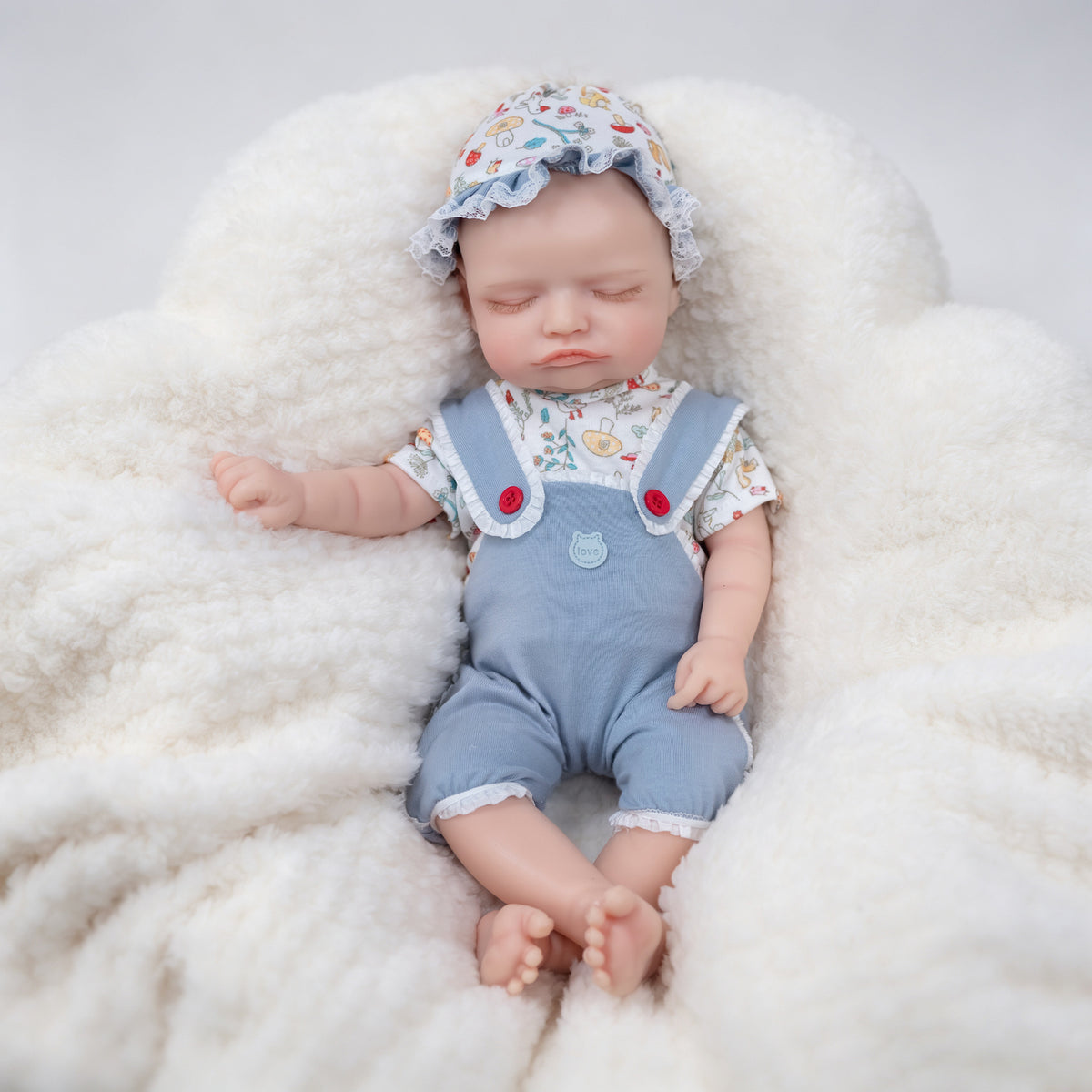 Lifelike 16 Inch Full Silicone Newborn‑Style Doll,  Multi‑age Companion for Holiday Gifting