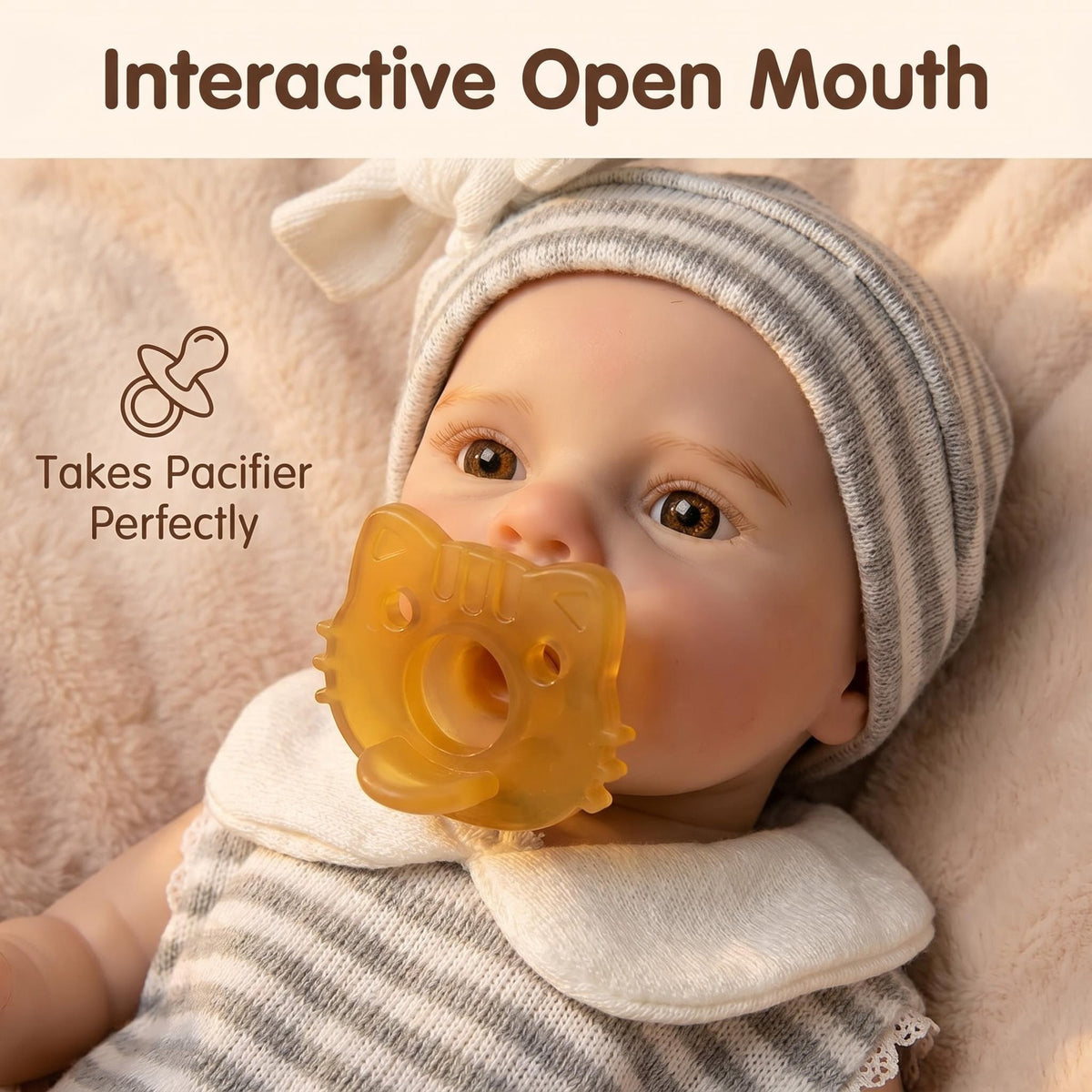 12 inch with Full Solid Silicone Body reborn doll as a Christmas gift for children or Adult Doll Collectors