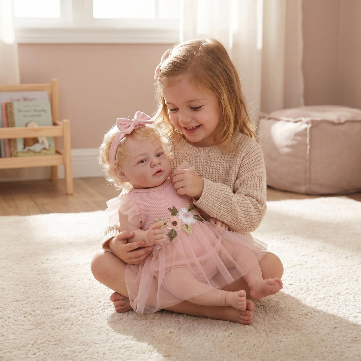 19 inch With Cloth Body With Vinyl Limbs Reborn Doll, Wonderful Gift Option For Baby Shower, Thanksgiving And Holiday Celebrations