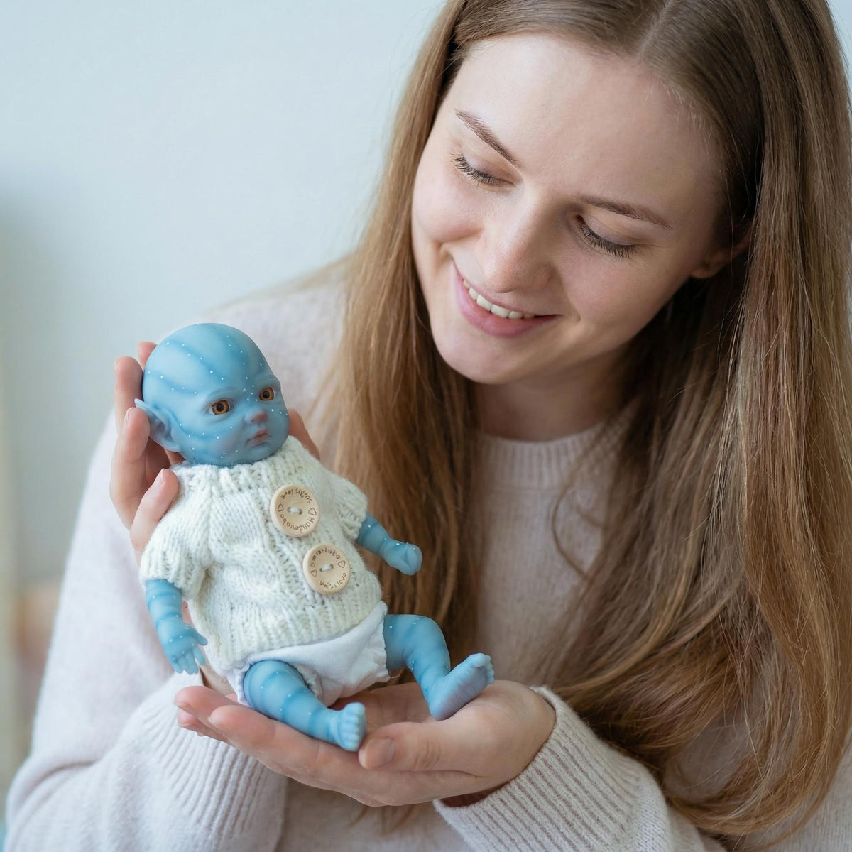 8 inch Avatar full silicone reborn doll