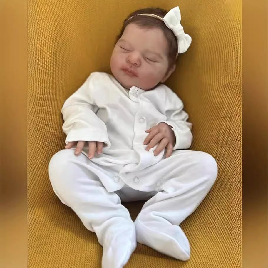 20 inch Reborn Dolls with Cloth Body Touch Soft Newborn Baby Dolls Toys for Girls