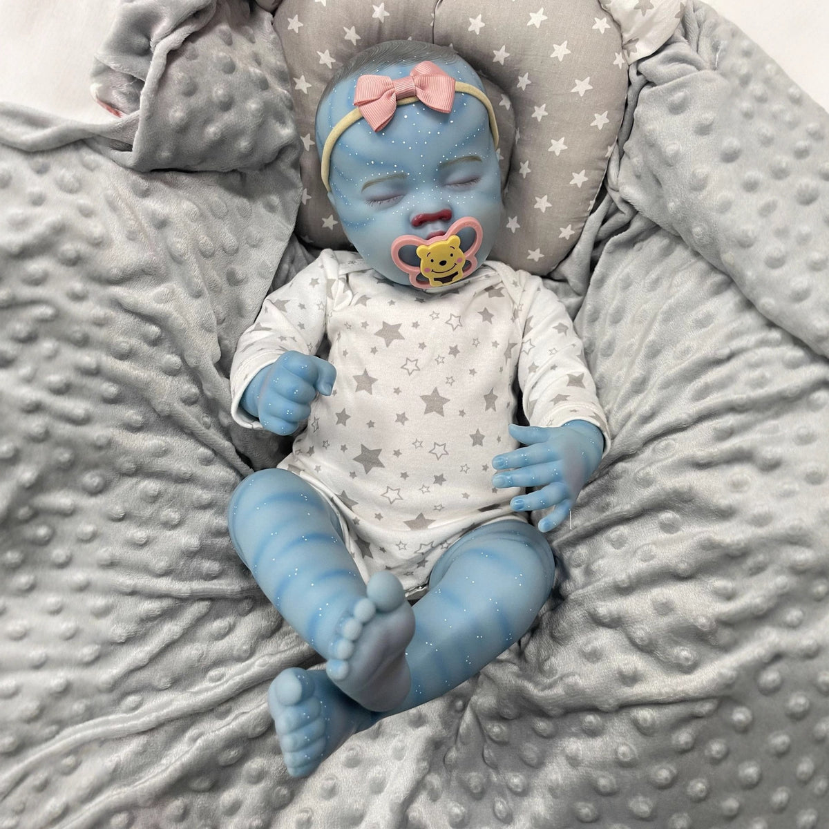20 inch Cloth‑Body Fantasy Alien Reborn Doll, Perfect Keepsake for Birthdays & Holiday Celebrations