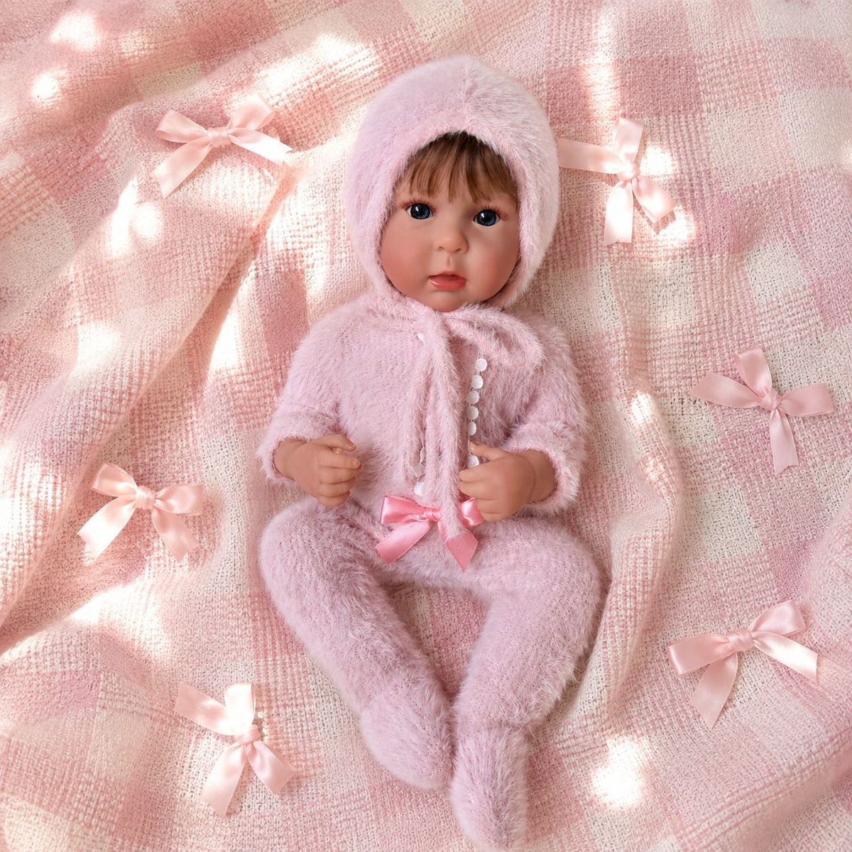 20 Inch Full‑Body Vinyl Realistic Baby Doll, Sweet Delicate Look, Great Keepsake for Kids and Adult Doll Collectors