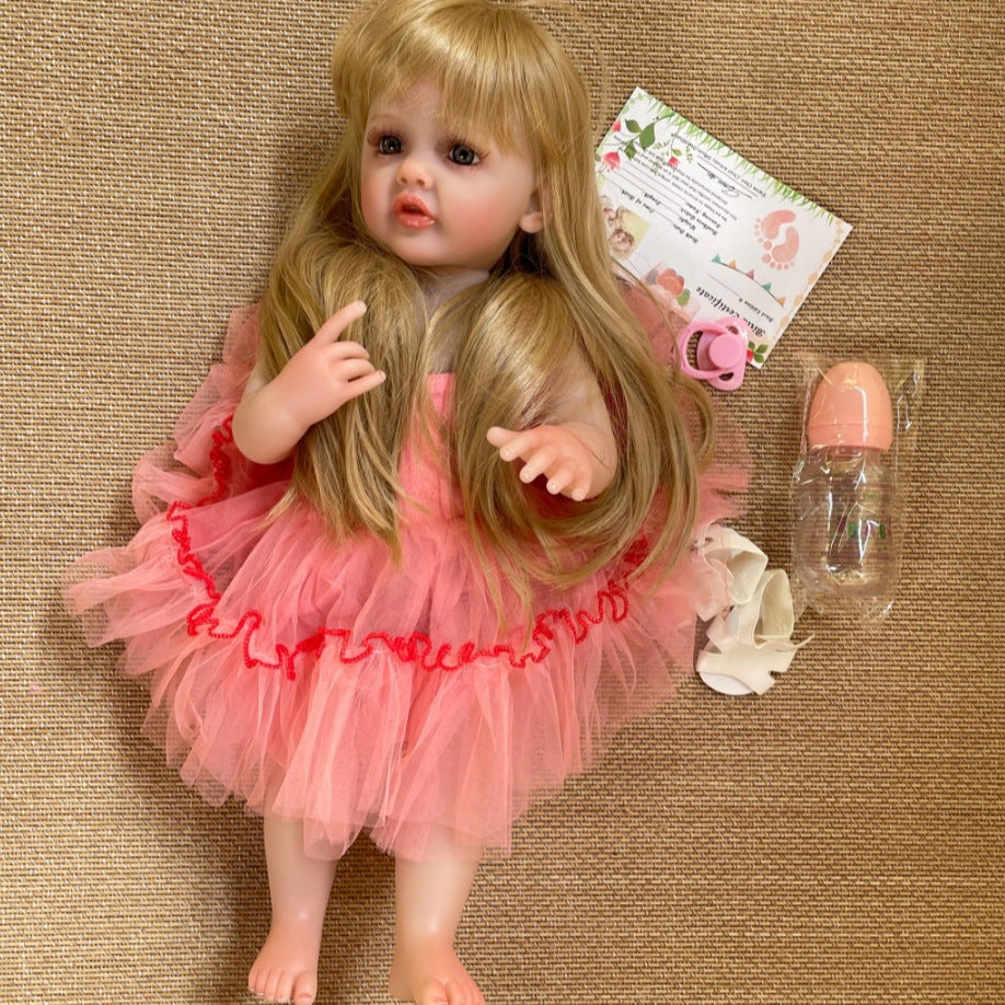 55cm Full Vinyl Rebirth Doll Simulation Doll Princess Gift