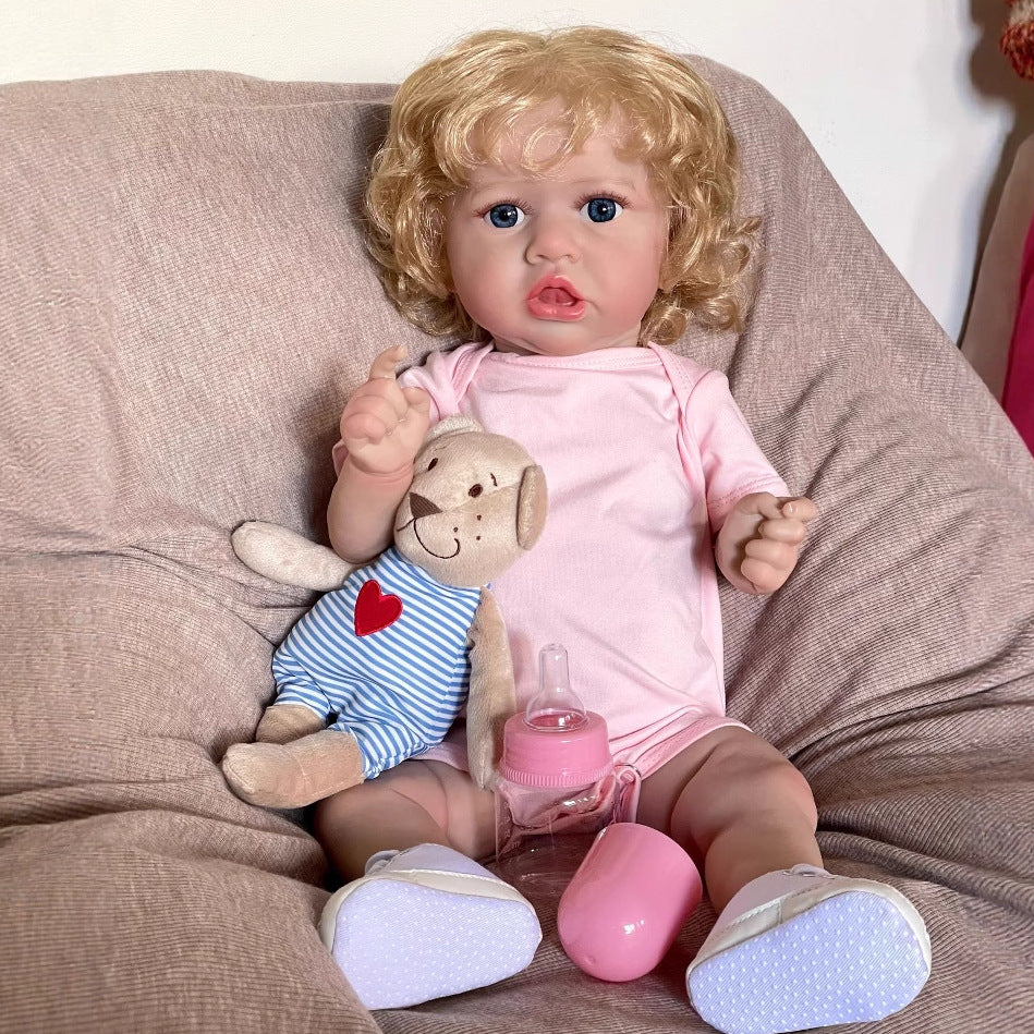 50cm Simulated Baby Full Vinyl Reborn doll Saskia children's gift