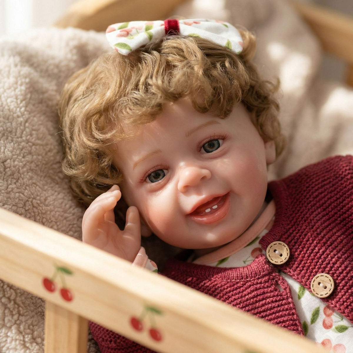 22 inch New Reborn Doll with Full Vinyl Body simulated toy doll doll gift gift baby