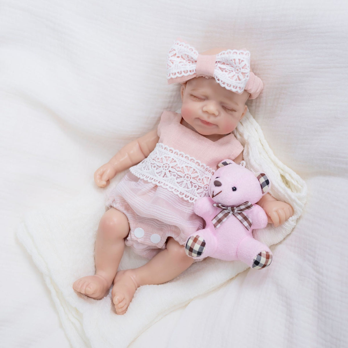 12 Inch with Full Silicone Body Reborn Collectible Toy, Soft‑Touch Companion, Well‑suited Gifting Pick for All‑Age Birthday & Holiday Occasions