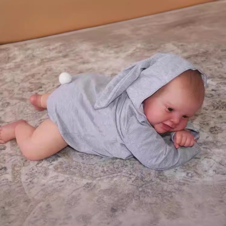 24 Inches Reborn Toddler Real Life Like Newborn Baby Doll with Cloth Body for someone Gift