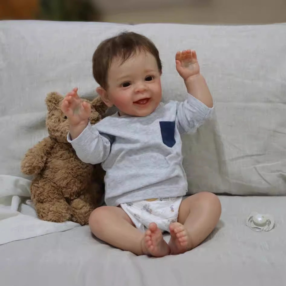 23 Inch Realistic Reborn Baby Dolls with Cloth Body Doll Newborn Doll for Gift