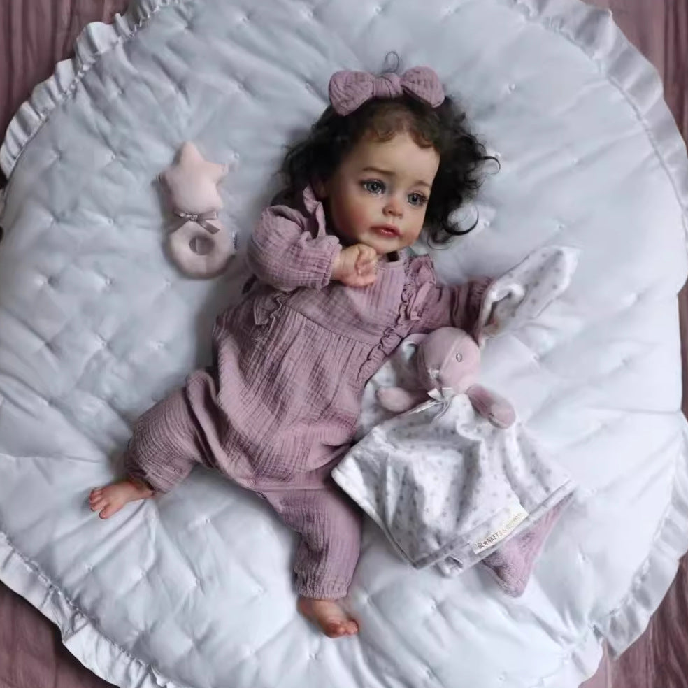 24 inch Reborn Dolls with Cloth Body Lifelike Doll Women Girl Gift