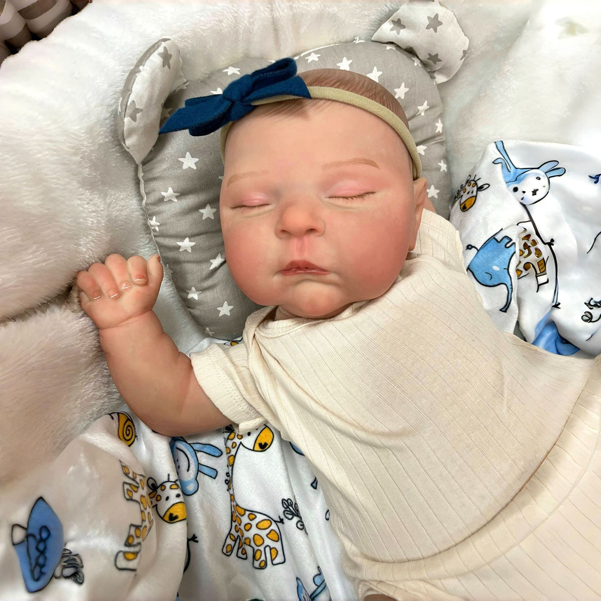 20 Inch Reborn Baby Dolls with Cloth Body Handmade Newborn Style Doll Toy for Girls