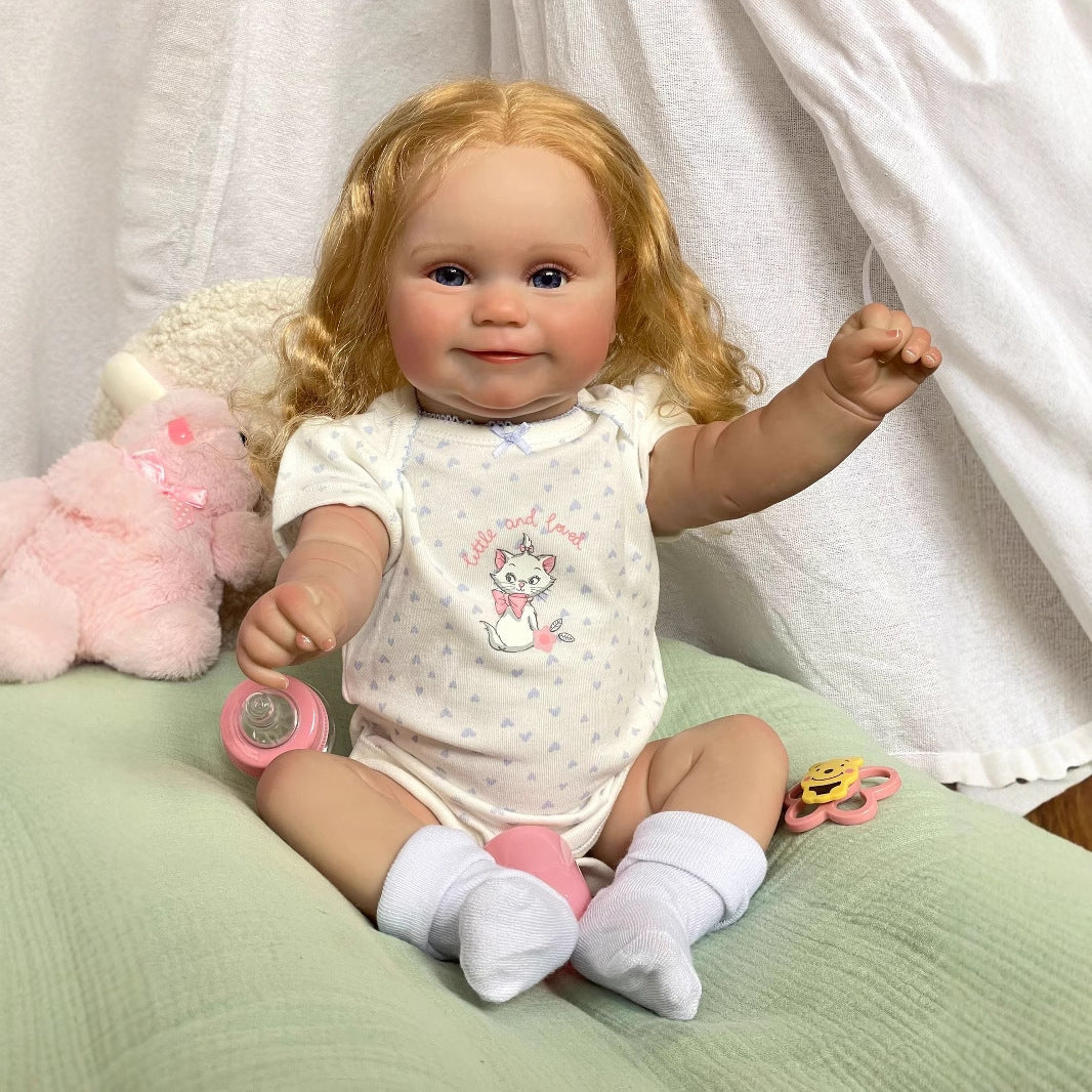 50cm Simulated Baby Full Vinyl Reborn doll  Maddie children's gift