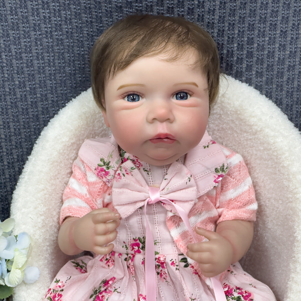 Ideal Holiday Surprise: 20 Inch Full Vinyl Baby Doll, Realistic Infant Companion Toy for All Ages