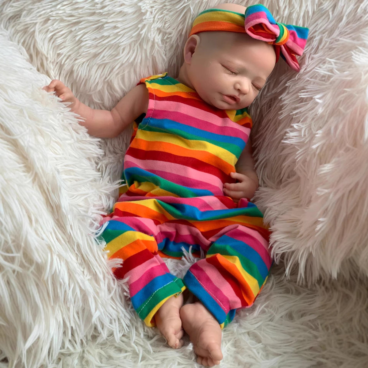 21 Inch with Full Soild Silicone Lifelike Reborn Doll for Play & Collection