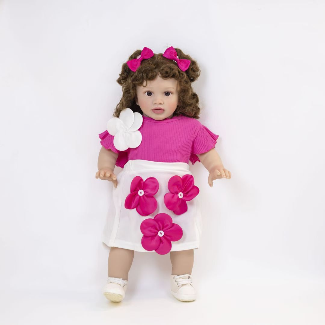 26 Inch Cloth‑Body Lifelike Doll, Cherished Keepsake Toy for Kids and Adult Collectors