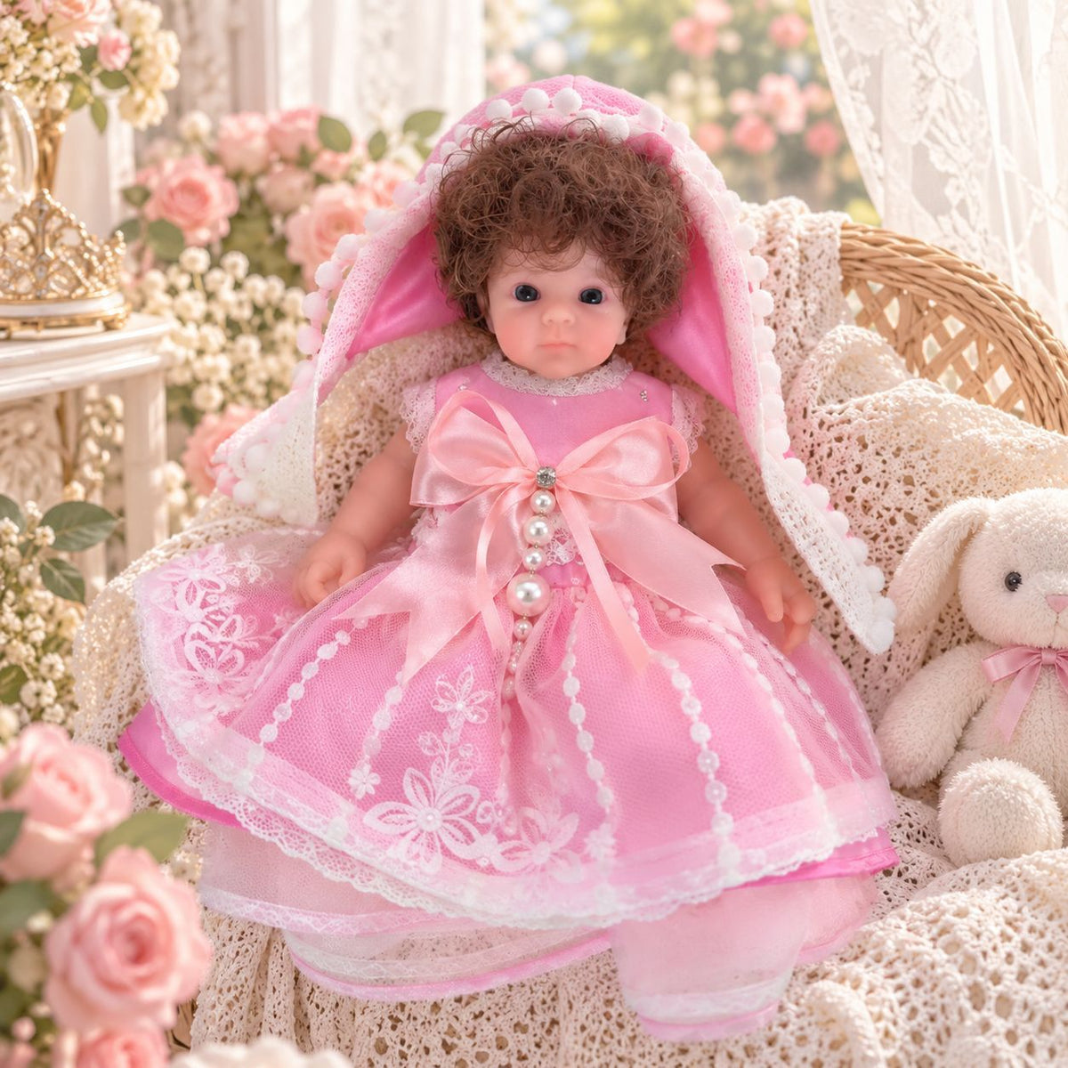 New 8 inch Full Silicone Body Reborn Doll, Changeable Clothes for Girls, Toy, Friend Gift for Kids