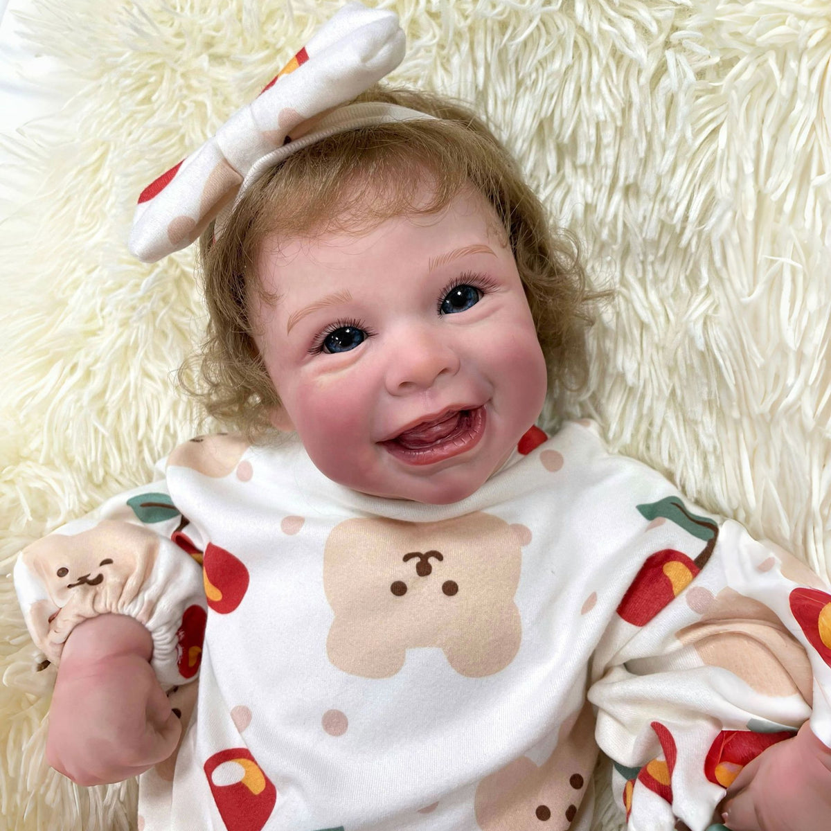 22 inch Handmade Lifelike Reborn Dolls with Cloth Body Children Play Toy for Little Girls