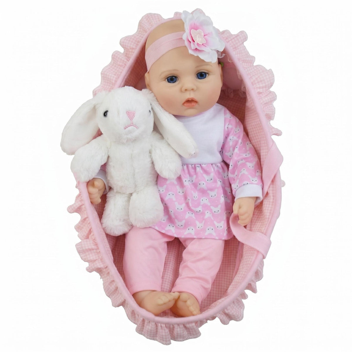 18inch cloth body Adorable Lifelike Toddler Full Body Reborn Baby Dolls Toy Newborn Gift