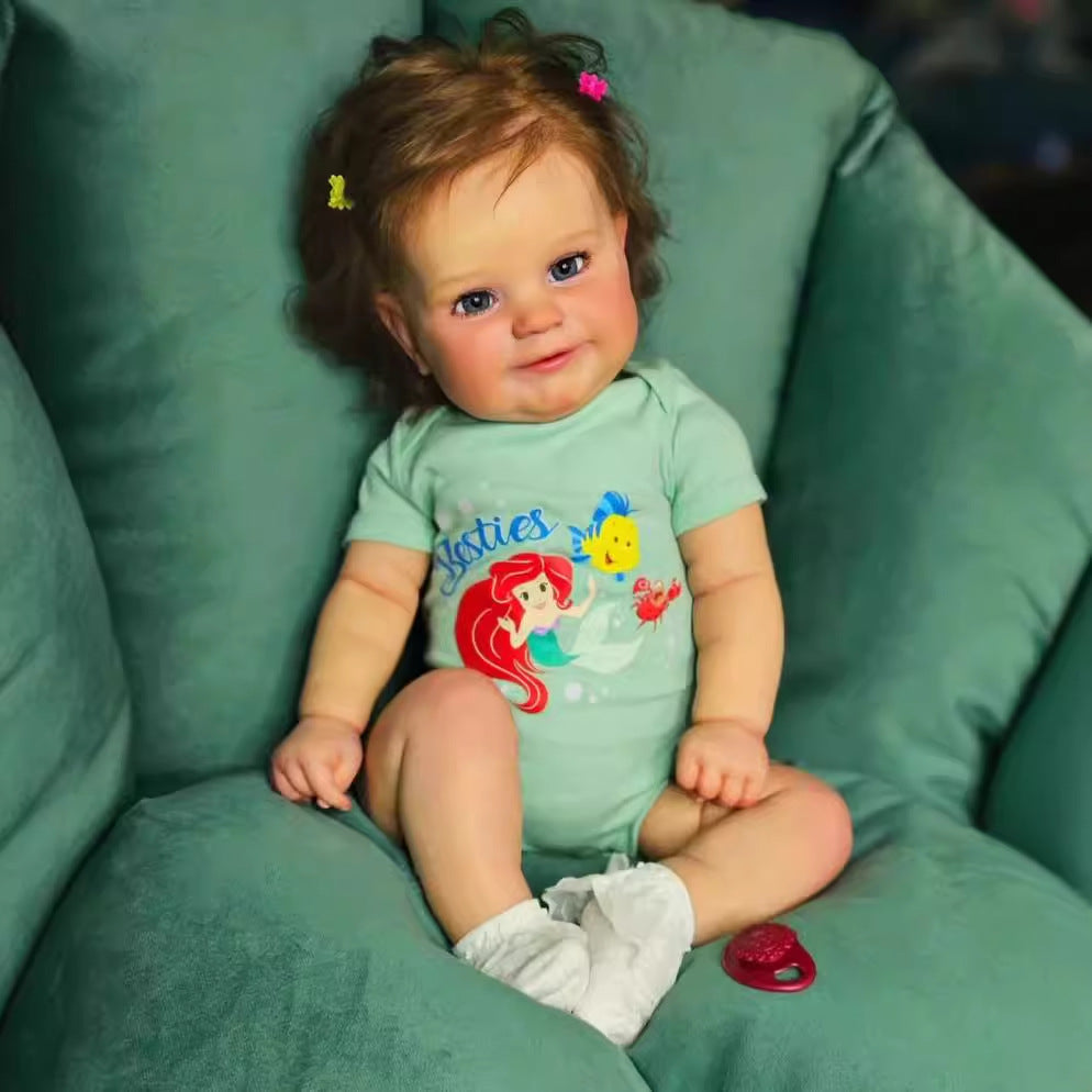 50cm Simulated Baby Full Vinyl Rebirth Doll 3D Skin