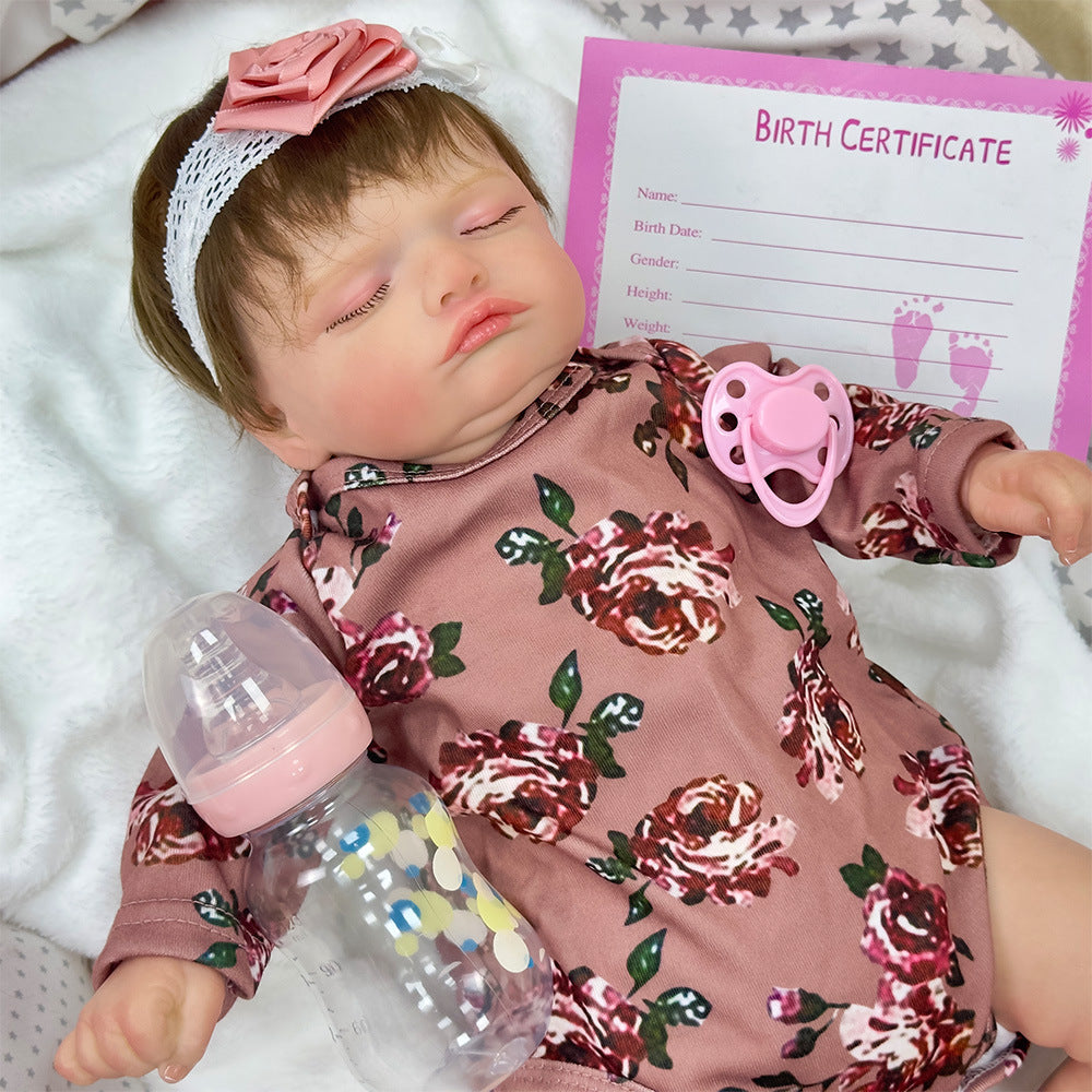 18 Inch Full‑Vinyl Lifelike Reborn Doll, Cherished Keepsake for Birthday & Holiday Seasons